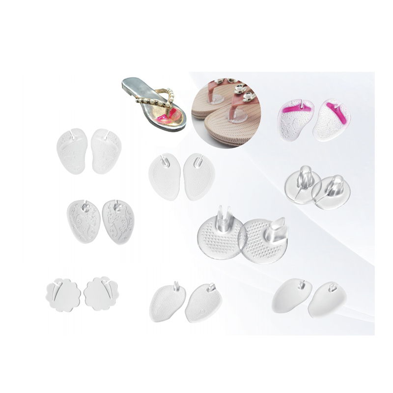 Palmilhas de sandália fio dental PU GEL para cuidados com os pés
