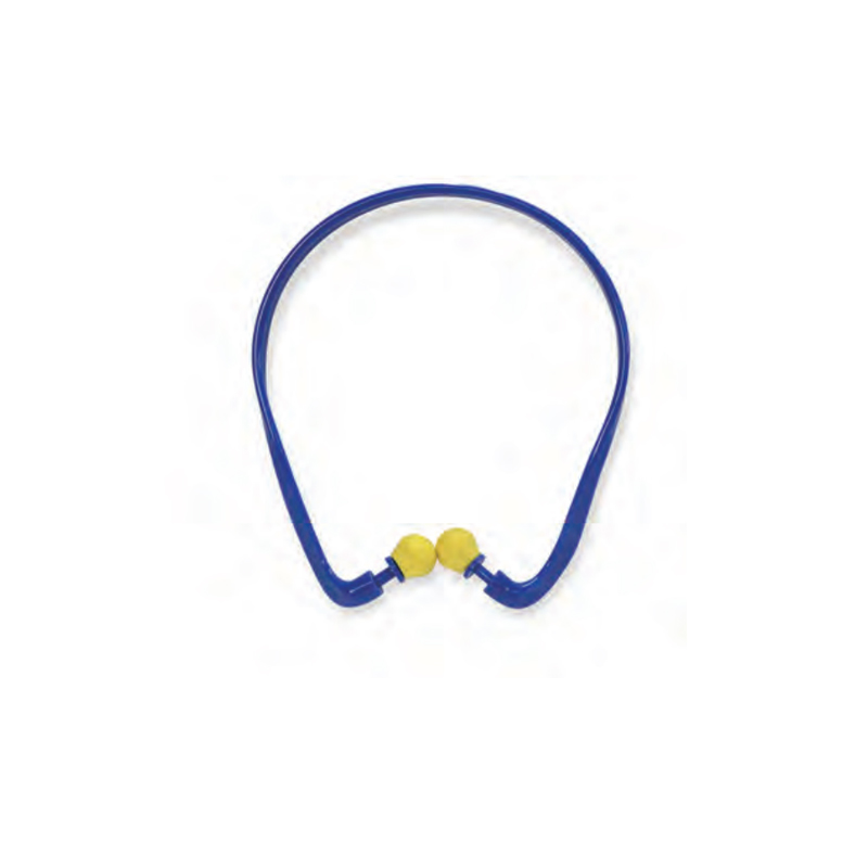 Tampões de ouvido com faixas