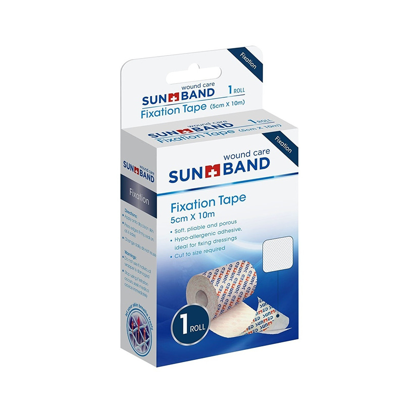 Fita esportiva de fixação adesiva hospitalar para curativos de retenção