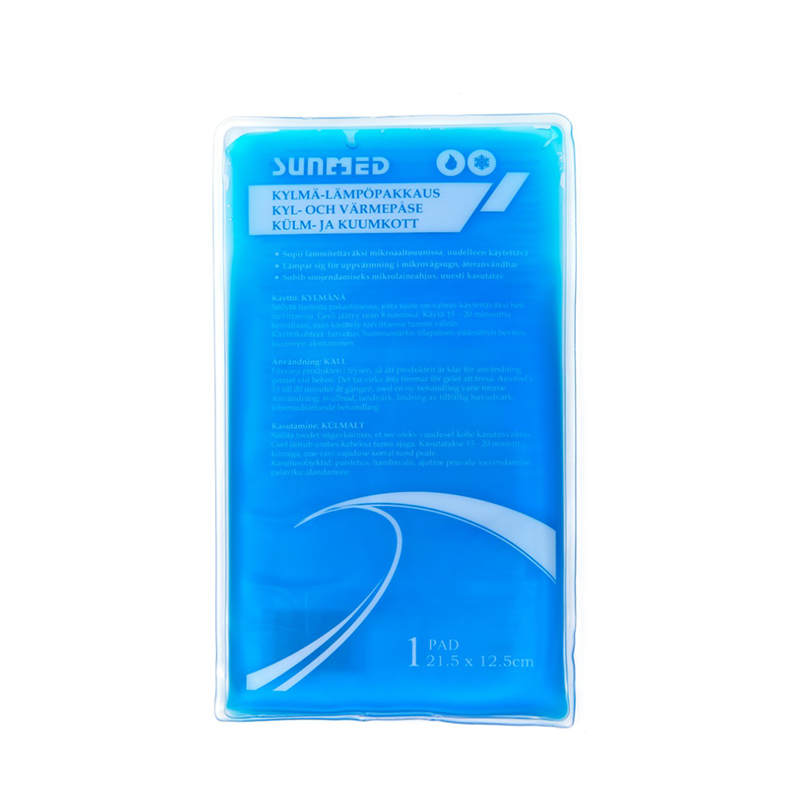 Gel macio flexível reutilizável quente e frio para lesões 