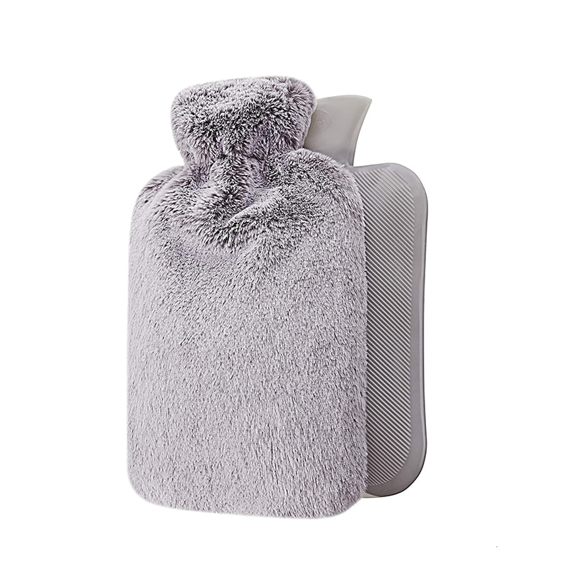 Saco de água quente de borracha de 2L para cuidados de saúde familiar com tampa 
