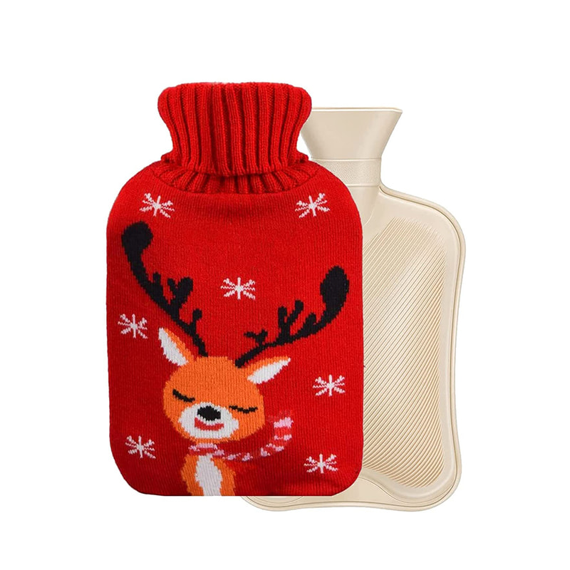 Presente de Natal promocional Bolsa de água quente de qualidade BS para aliviar cólicas 