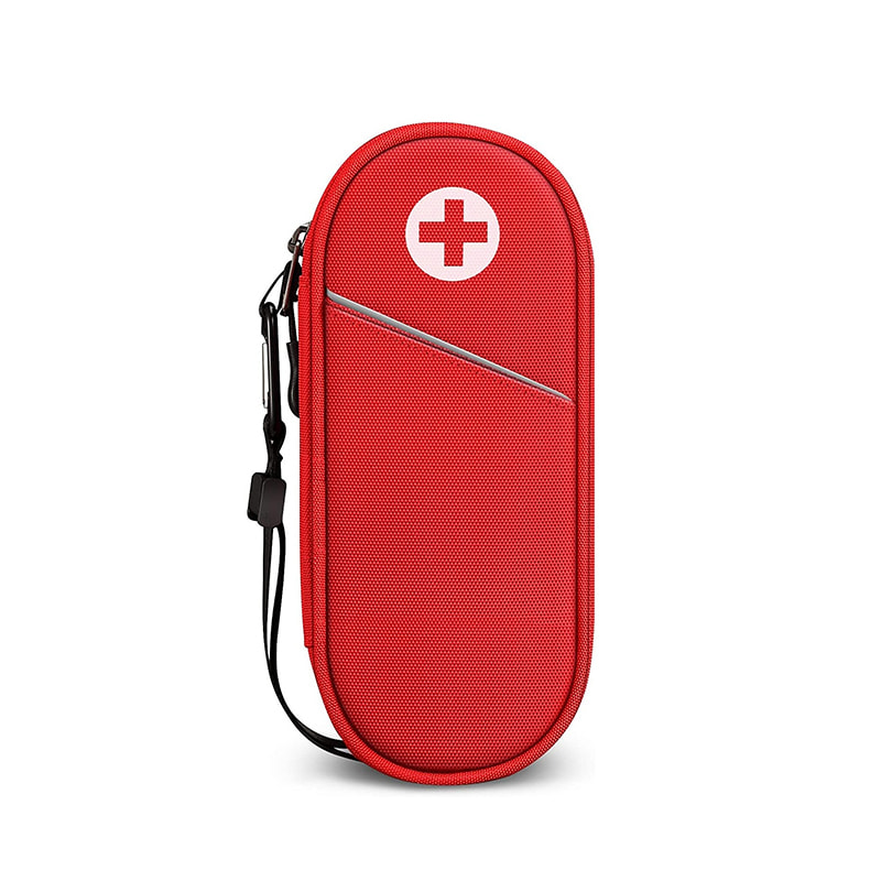 Bolsa de primeiros socorros para organização vazia de medicamentos de emergência para viagem à prova d'água