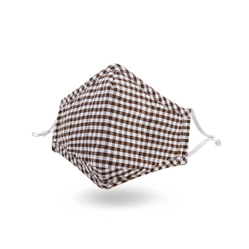 Máscara de algodão protetora respirável anti-poeira colorida com filtro 