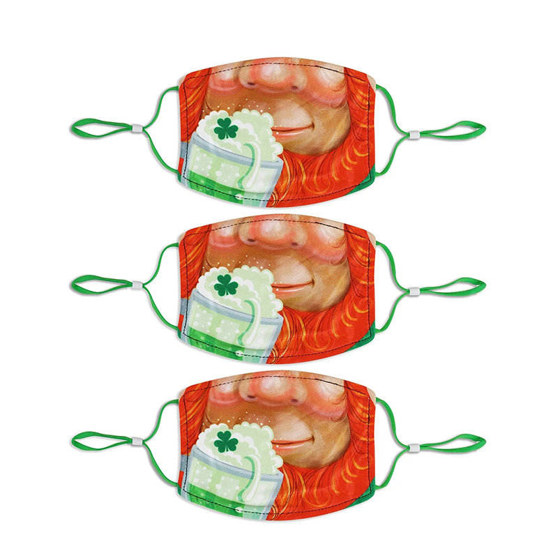 Máscara de algodão infantil com estampa de Hanukkah 