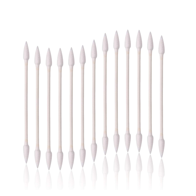 Cotonete médico estéril biodegradável com ponta dupla 