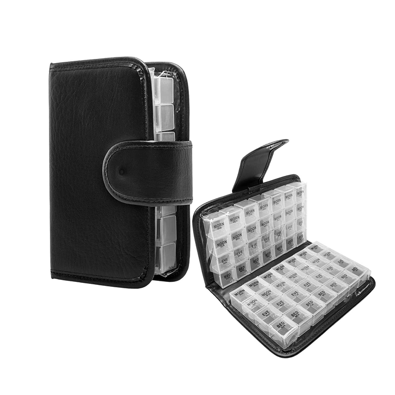 Organizador de comprimidos promocional personalizado de 14 dias com estojo 