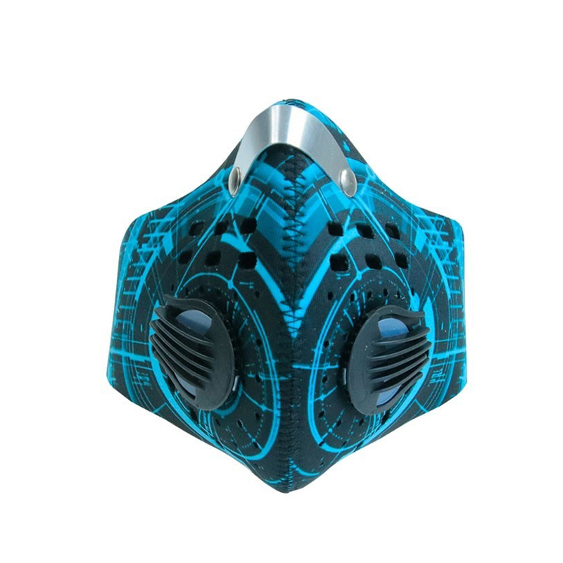 Máscara de ciclismo de bicicleta respirável unissex com alças de orelha ajustáveis 