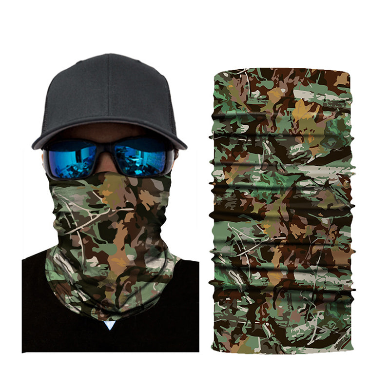 Máscara de ciclismo tubular de tecido confortável e sem costura 