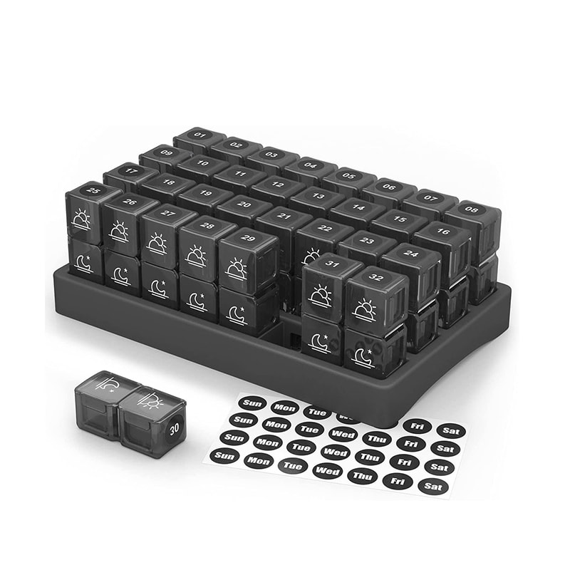 Organizador de tablet diário mensal semanal reutilizável para viagens 