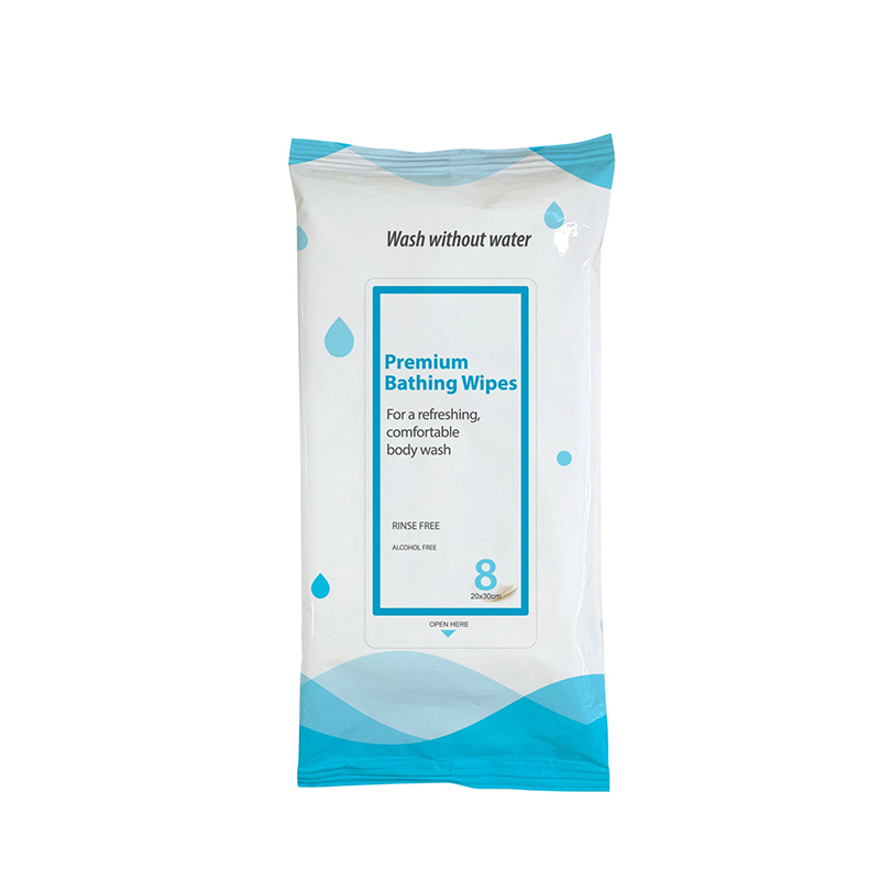 Toalhete de banho para adultos sem álcool e sem enxágue para micro-ondas 