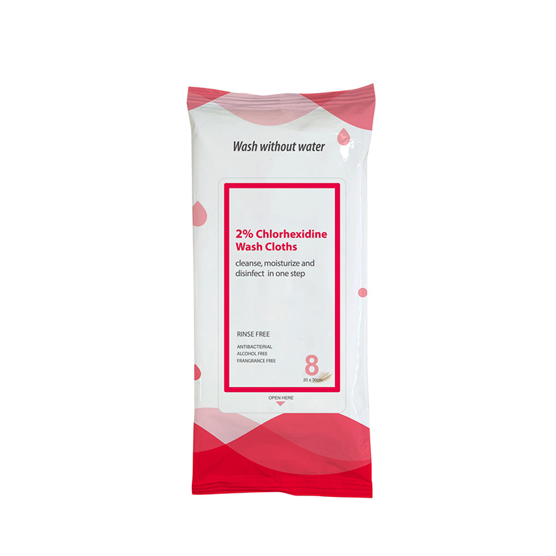 Panos de lavagem hipoalergênicos sem enxágue com 2% de dimeticona para todos os tipos de pele 