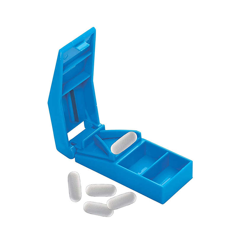 Divisor de pílulas de medicina plástica conveniente para uso doméstico 