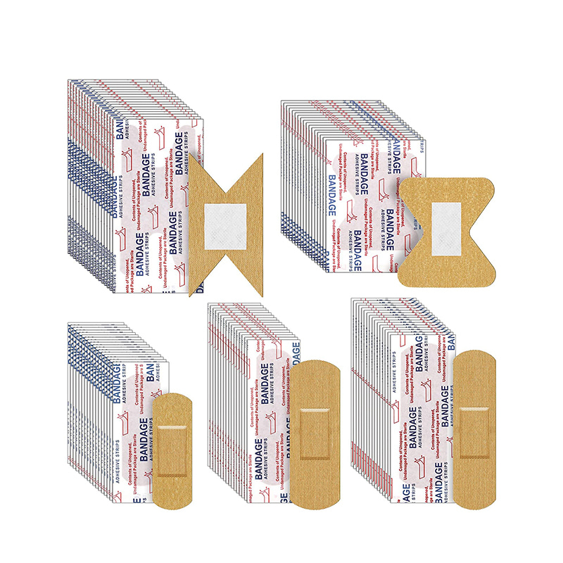 Bandagem adesiva de tecido flexível de primeiros socorros para pequenos arranhões