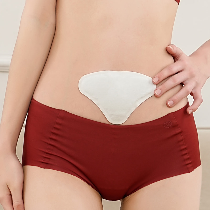 Adesivo térmico menstrual descartável Aquecimento instantâneo