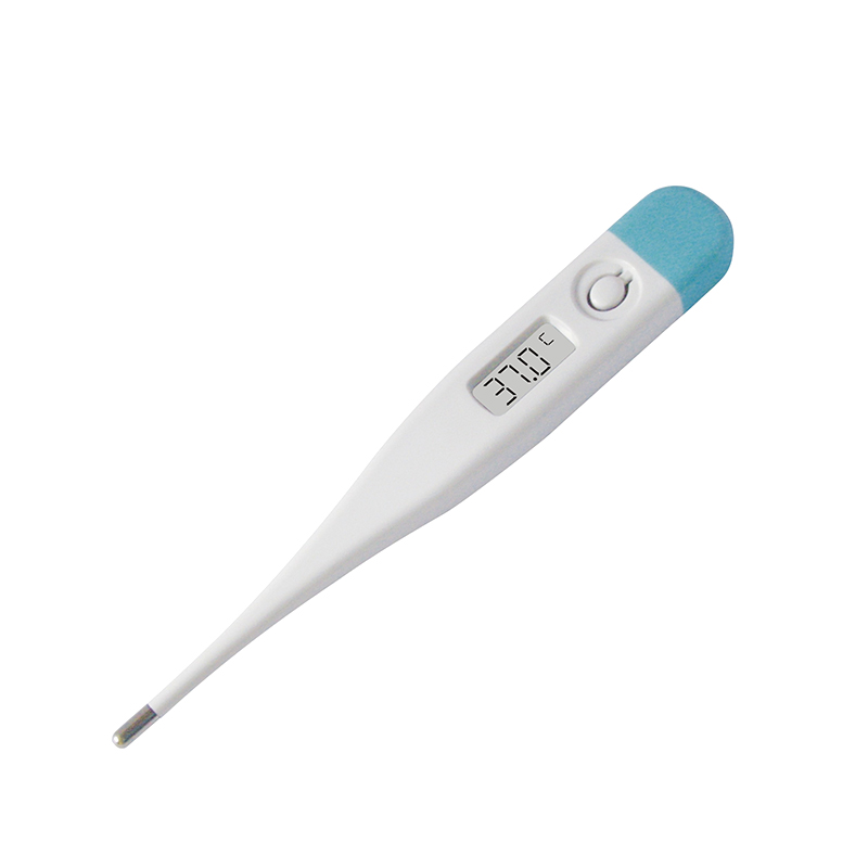 Série de termômetros digitais transparentes