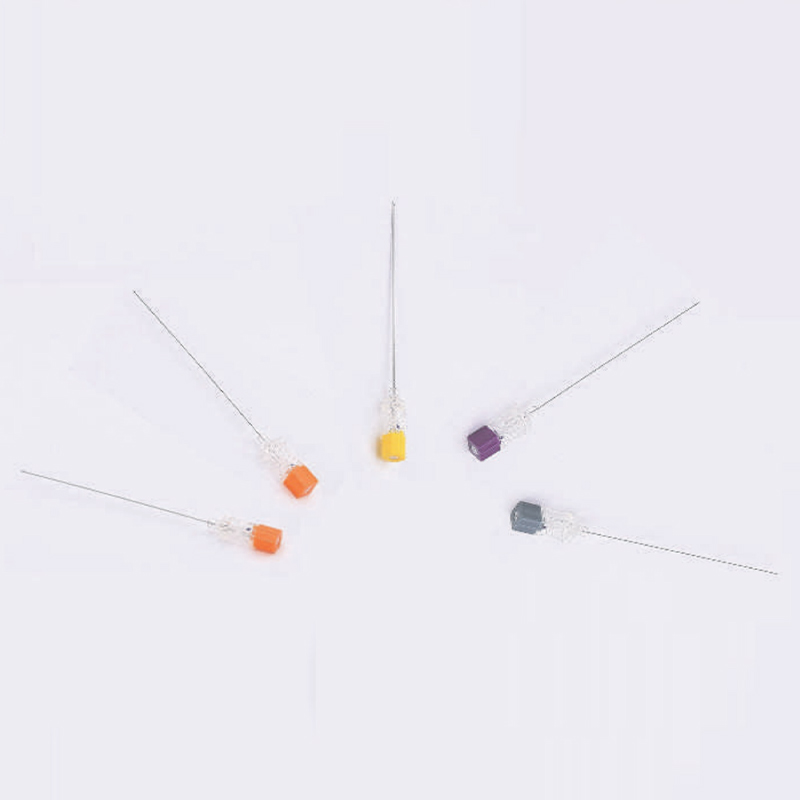 Agulha espinhal com ponta de quincke e ponta de lápis para epidural