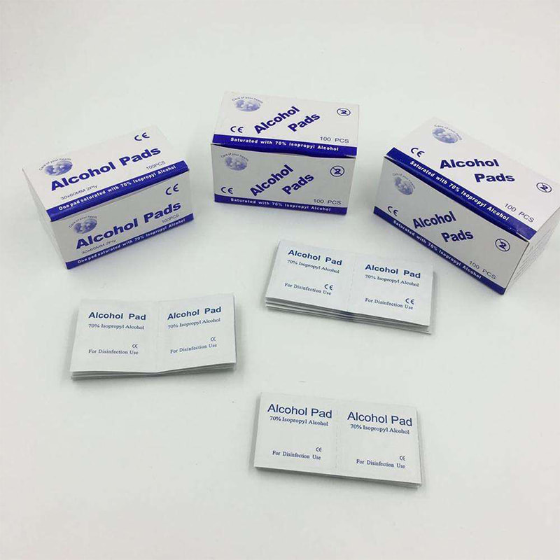 Cotonete de algodão alcoólico