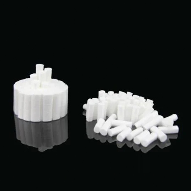 Rolo de algodão dentário